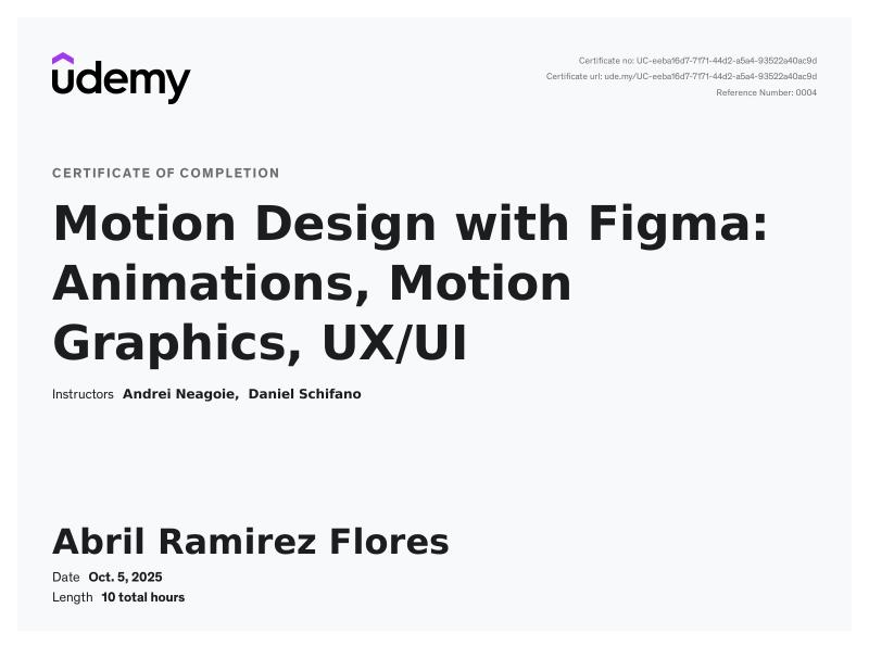 Motion Design with Figma: Animations, Motion Graphics, UX/UI